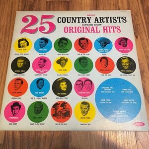 25 Great Country Artists Original Hits Vinyl LP Artistic LP-711 Patsy Cline